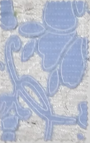 Blue With White Lace